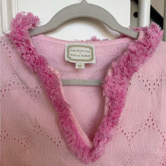 SAIL TO SABLE Eyelet Caftan – Blush | Size Small | NWOT - Picture 5 of 10